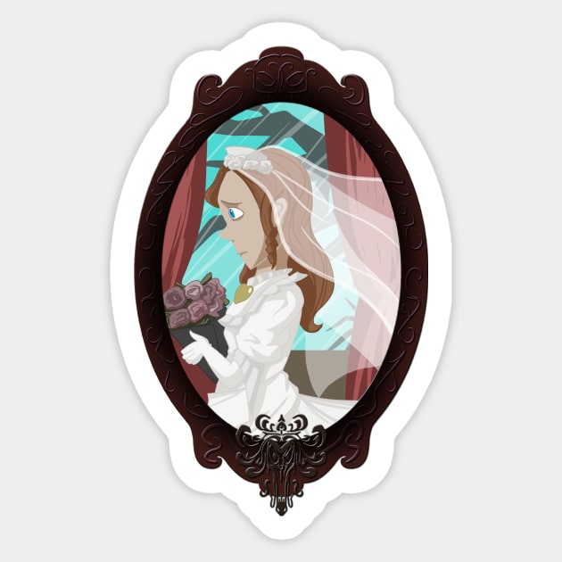 A Ravishing Bride (Couples shirt) Sticker by AnderGear